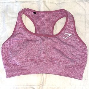 Pink used gymshark sports bra